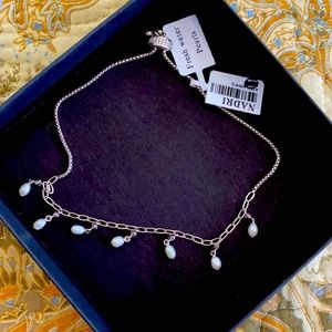 Nadir Freshwater Pearl Dangle Bracelet NWT